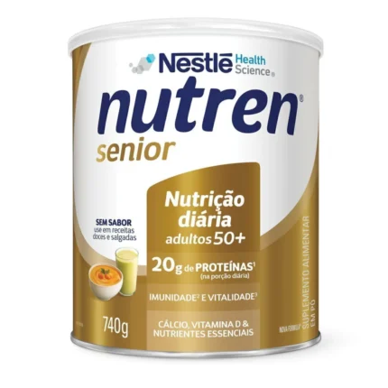 Complemento Alimentar Nutren Senior Sem Sabor 740G
