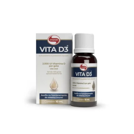 Vitamina D3 2000ui/gota 10ml (450 Gotas) Vitafor