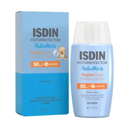 Protetor Solar Isdin Fusion Fluid Mineral Baby Pediatrics Fps50 - 50Ml