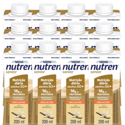 Complemento Alimentar Nutren Senior Baunilha 200Ml 12 Unidades